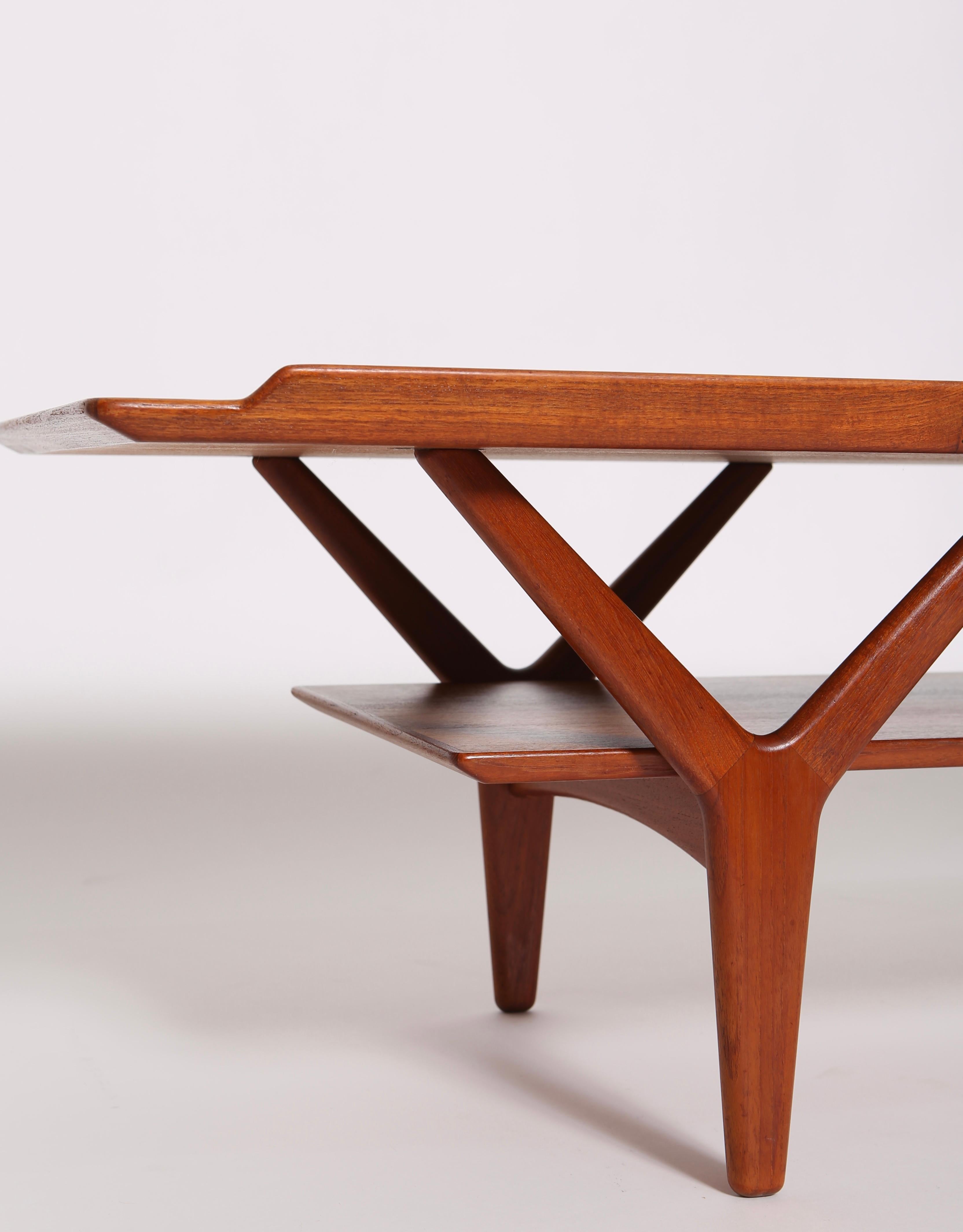20th Century Arne Vodder teak coffee table for Vamo