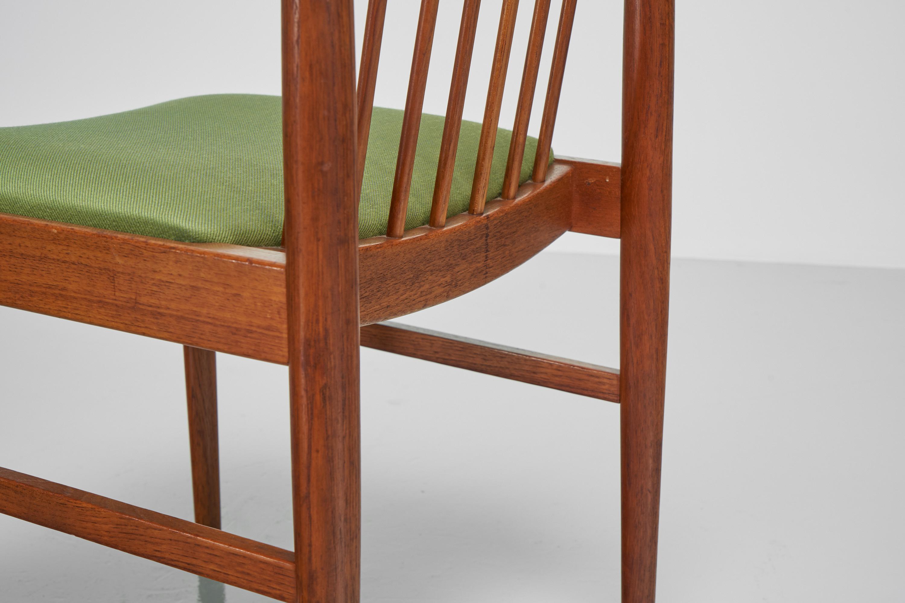Arne Vodder Teak Dining Chairs Model 422 Denmark 1960 For Sale 5