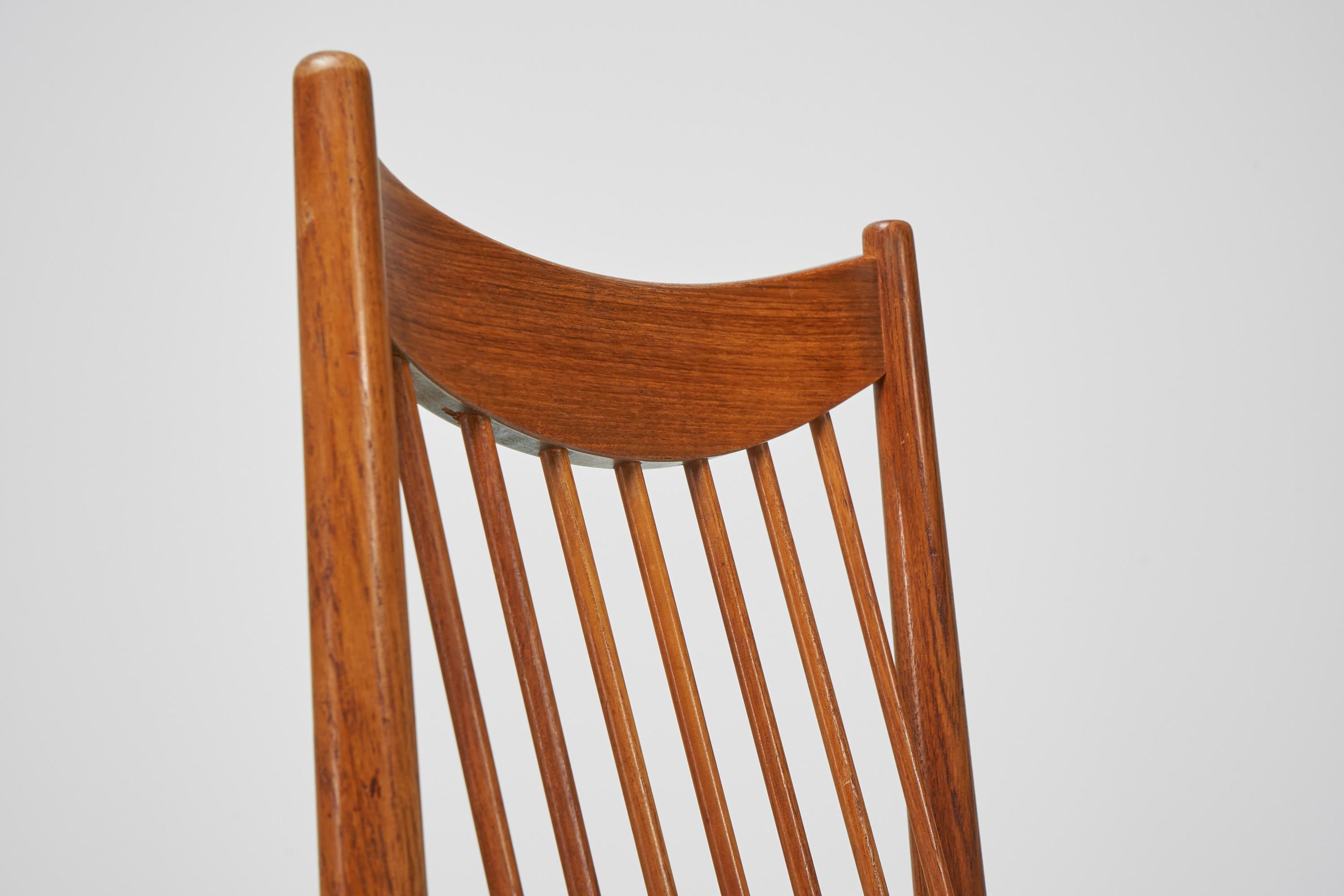 Arne Vodder Teak Dining Chairs Model 422 Denmark 1960 For Sale 6