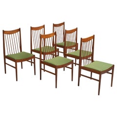 Chaises de salle à manger en teck Arne Vodder, modèle 422, Danemark, 1960