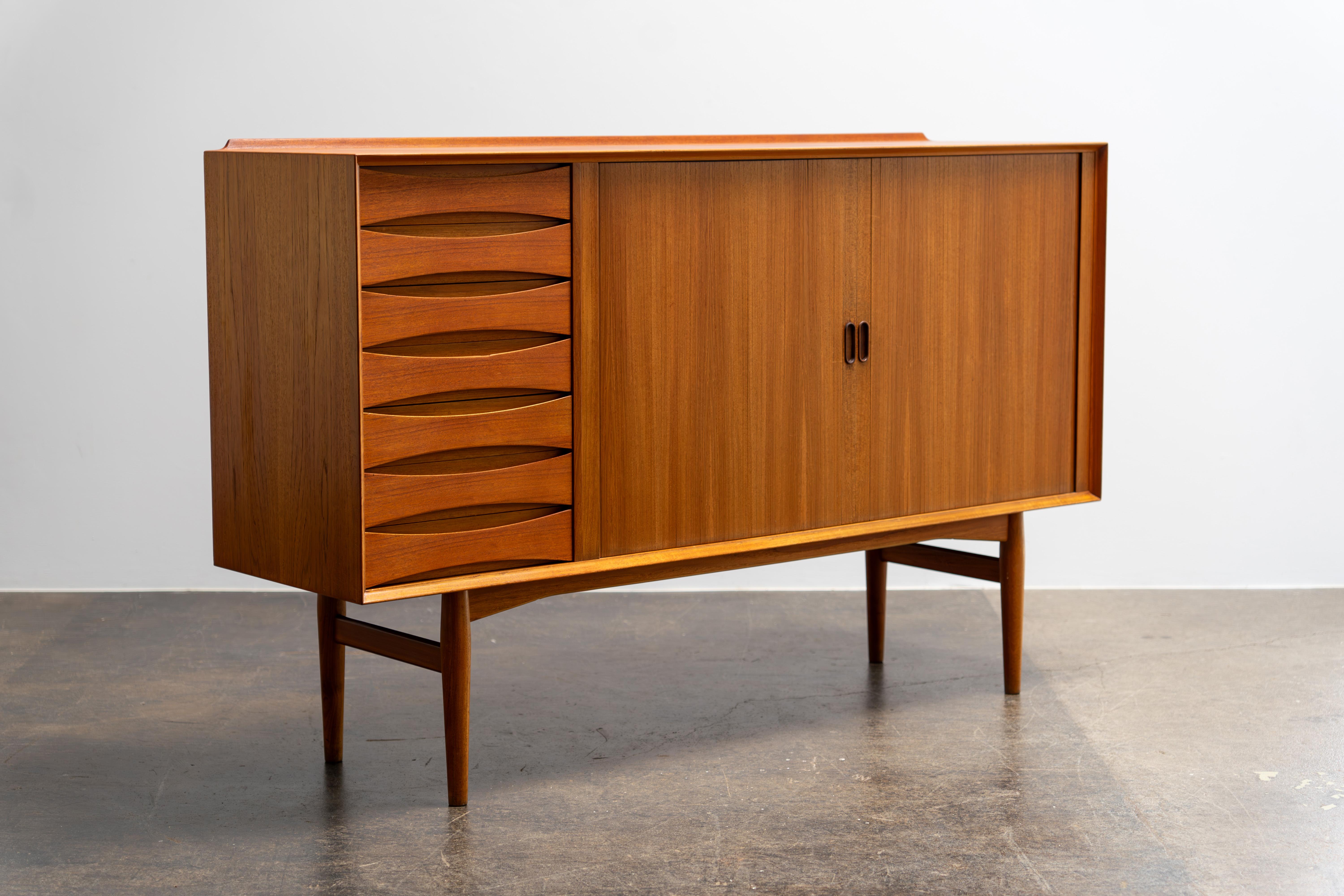 Danese Arne Vodder - Credenza in teak OS 63 Sibast, Danimarca, anni '50 in vendita