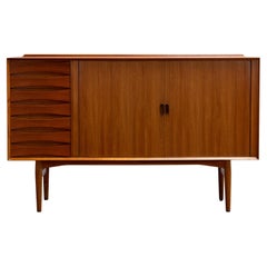 Arne Vodder - Teak Highboard OS 63 Sibast, Denmark, 1950s