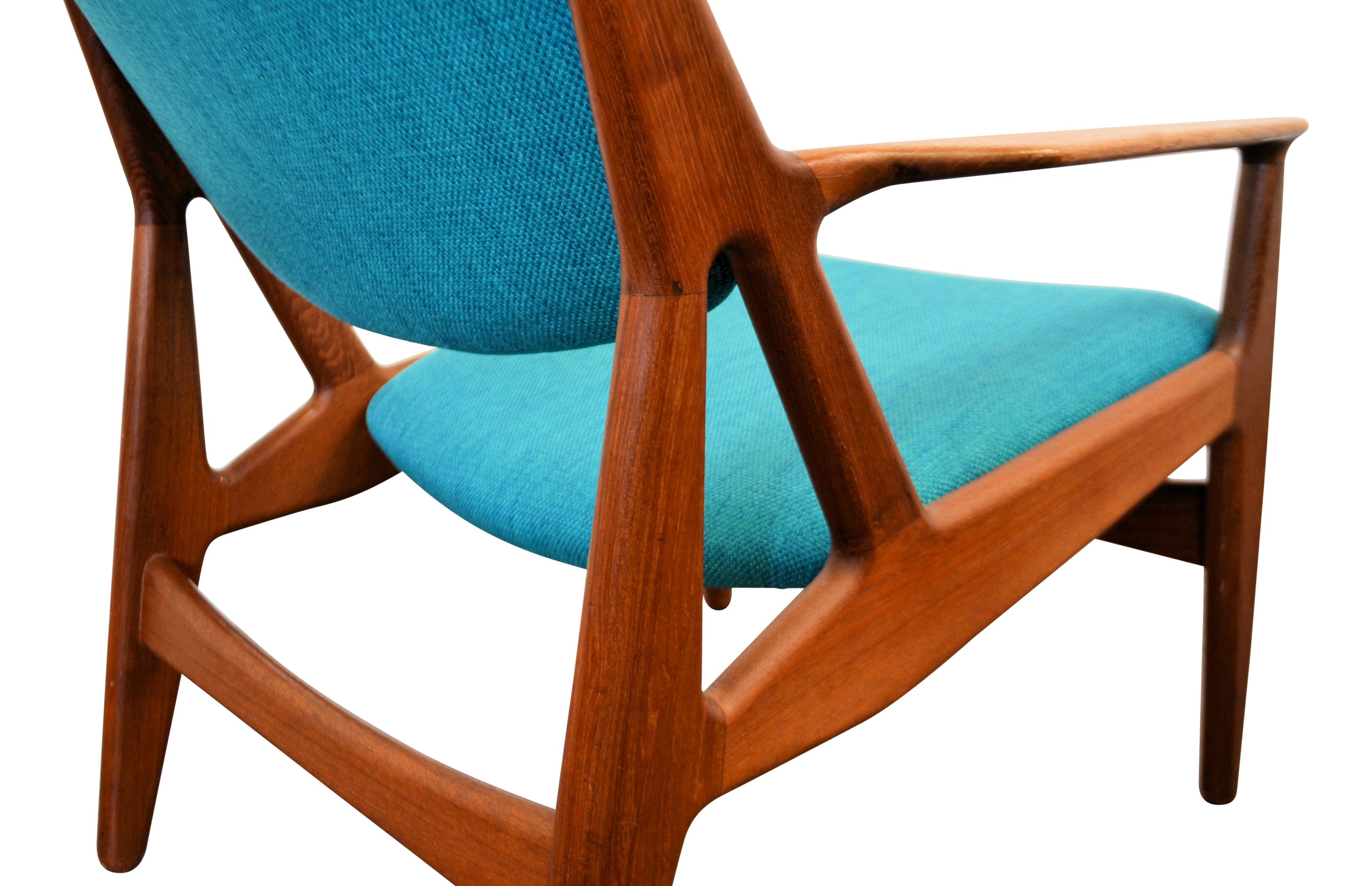 Mid-20th Century Arne Vodder Teak Lounge Chair