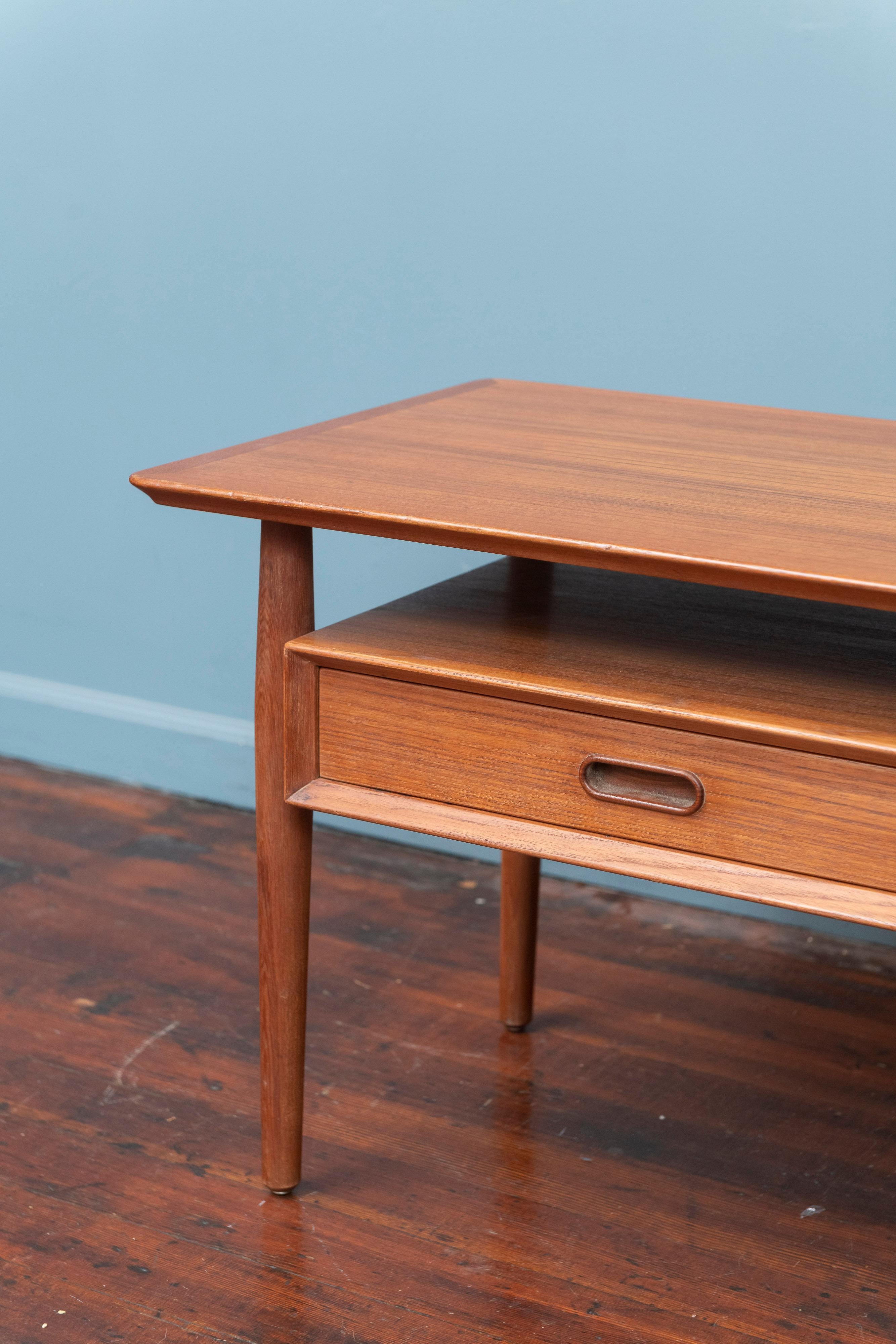 Danish Arne Vodder Teak Nightstands for Sibast Furniture