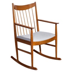 Arne Vodder Teak Rocking Chair