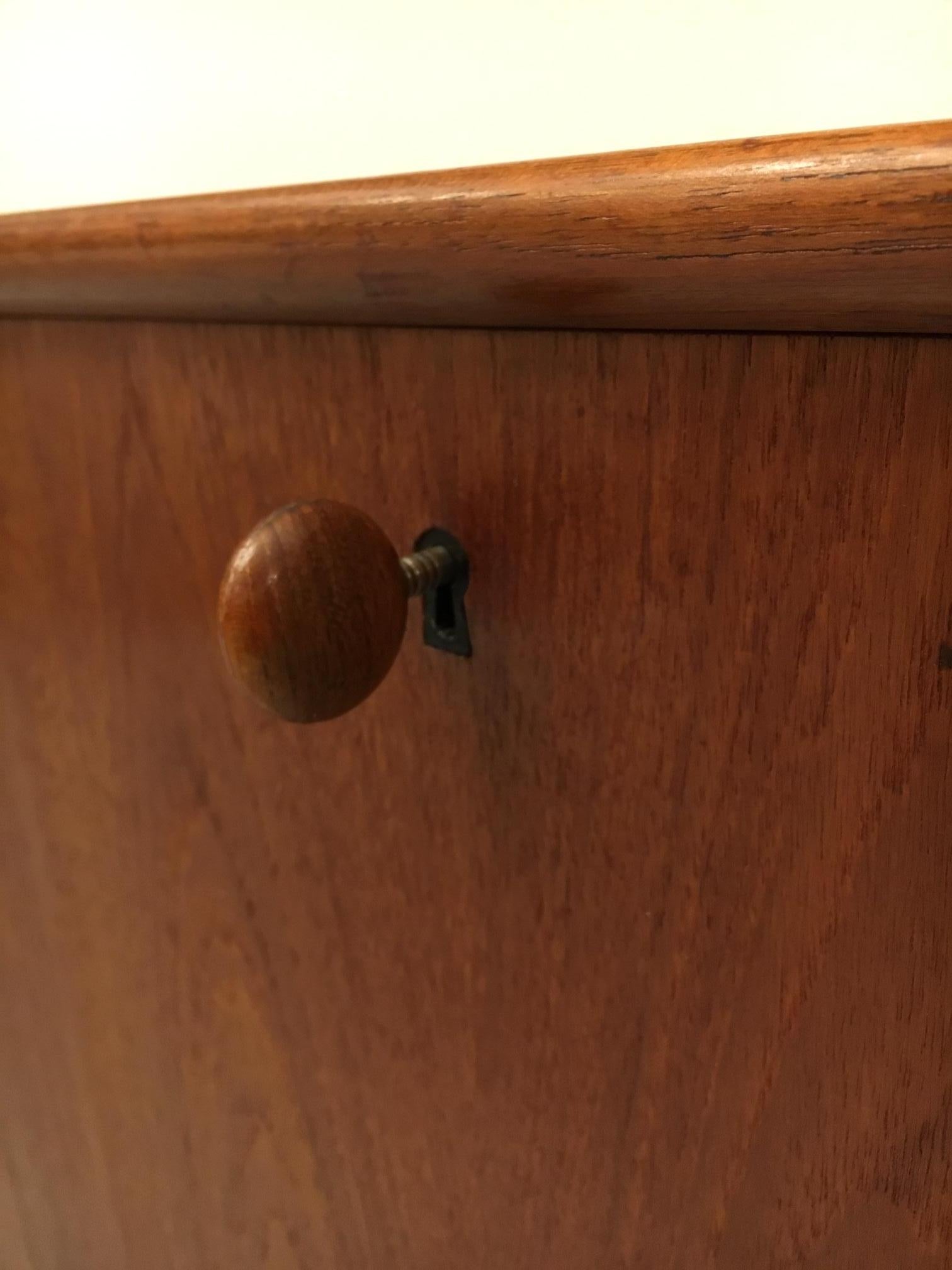 Arne Vodder Teak Sideboard Produced by Pfister Mobel Switzerland, circa 1960 8