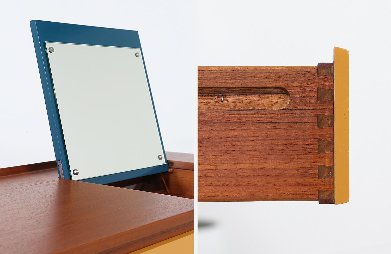 Arne Vodder Teak Vanity / Writing Desk for Sibast Møbler 8