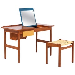 Arne Vodder Teak Vanity / Writing Desk for Sibast Møbler