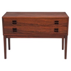 Arne Vodder Two Drawer Rosewood Chest of Drawers.