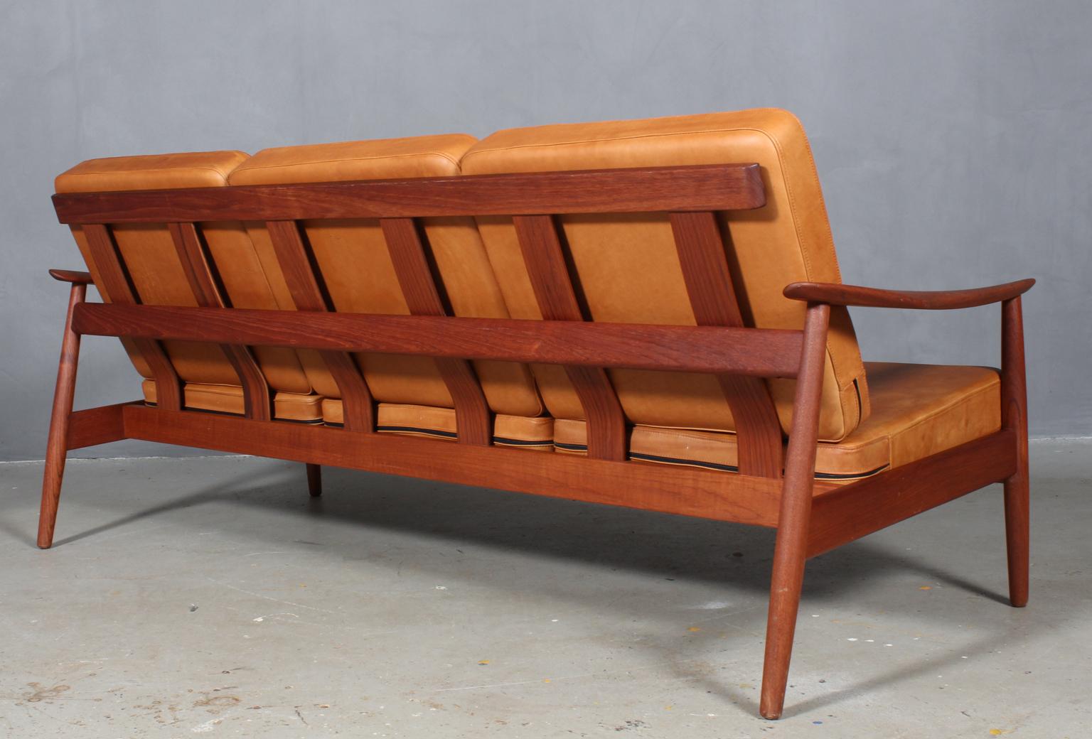 Scandinavian Modern Arne Vodder, Three-Seat Sofa