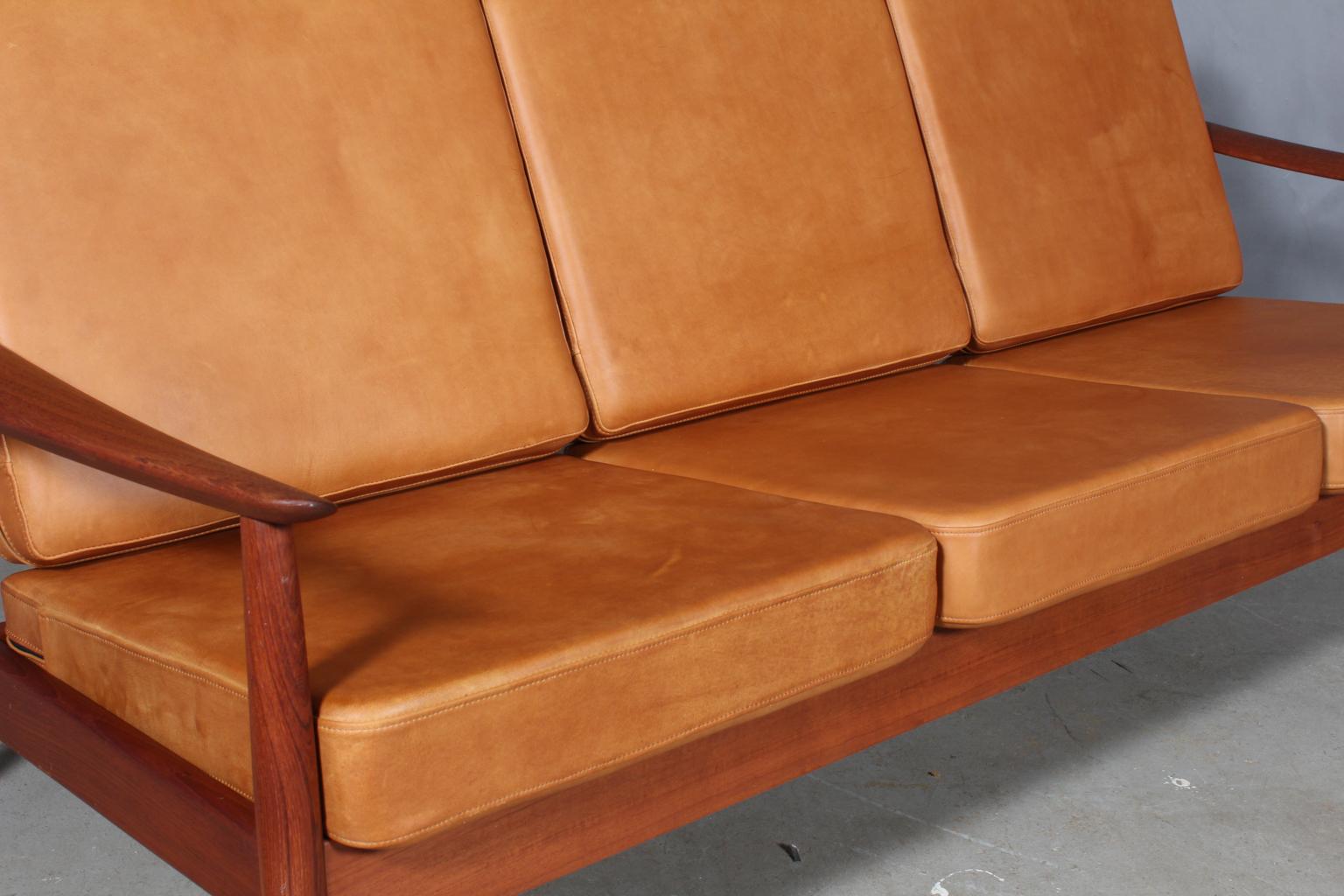 Mid-20th Century Arne Vodder, Three-Seat Sofa