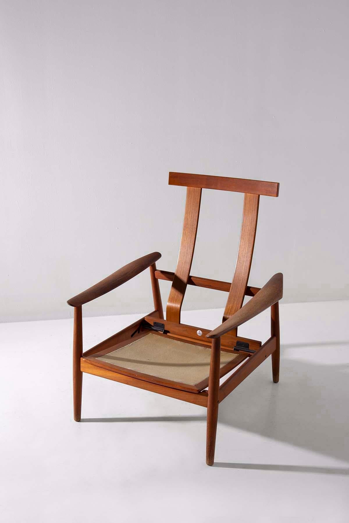 Arne Vodder Vintage armchairs for France & Daverkosen, original label For Sale 2