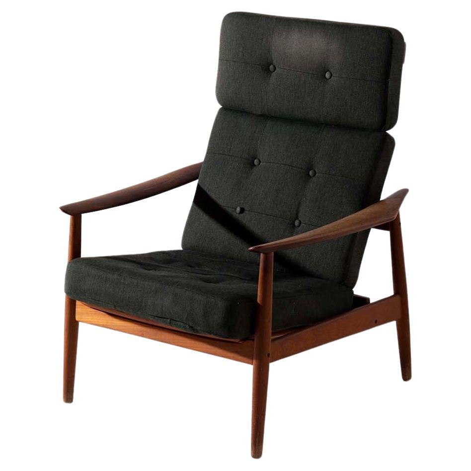Arne Vodder Vintage armchairs for France & Daverkosen, original label For Sale