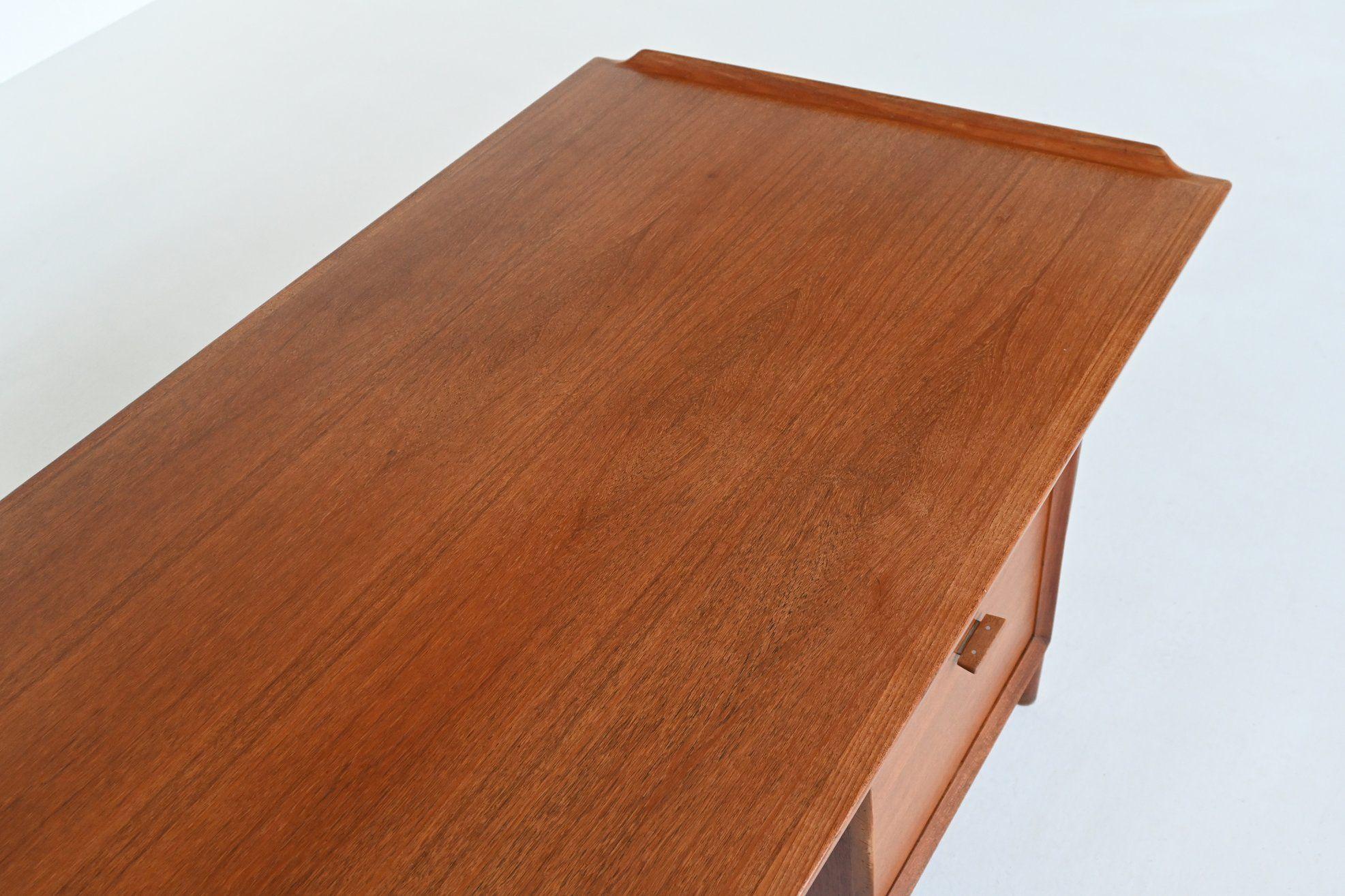 Arne Vodder Schreibtisch Modell 207 in Teakholz Sibast Dänemark 1960 im Angebot 9