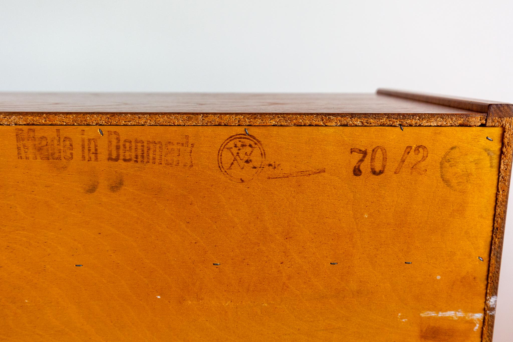 Arne Wahl Iversen Bureau Desk Danish Mid Century Teak 1960s MCM Scandinavian For Sale 6
