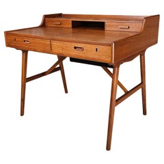 Arne Wahl Iversen Danish Teak Desk/Vanity Model 65