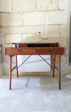 Arne Wahl Iversen Teak Desk, 1960s