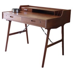 Arne Wahl Iversen Teak Desk, 1960s