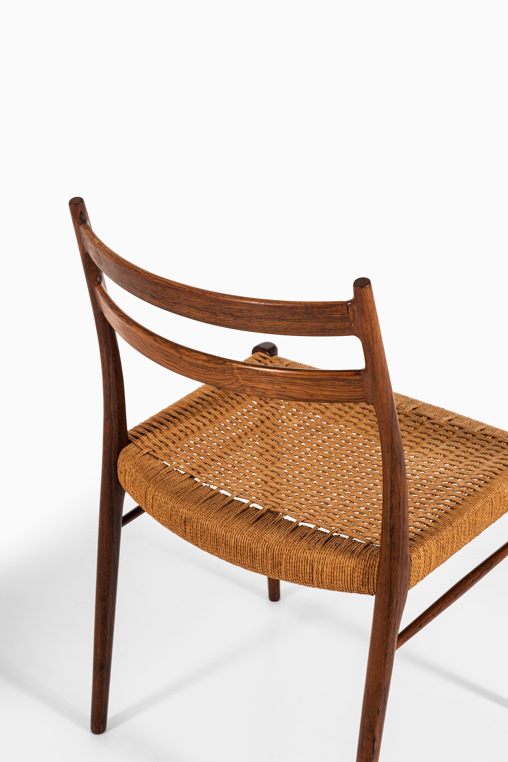 Arne Wahl Iversen Dining Chairs Model GS-70 Produced by Glyngøre Stolefabrik 3