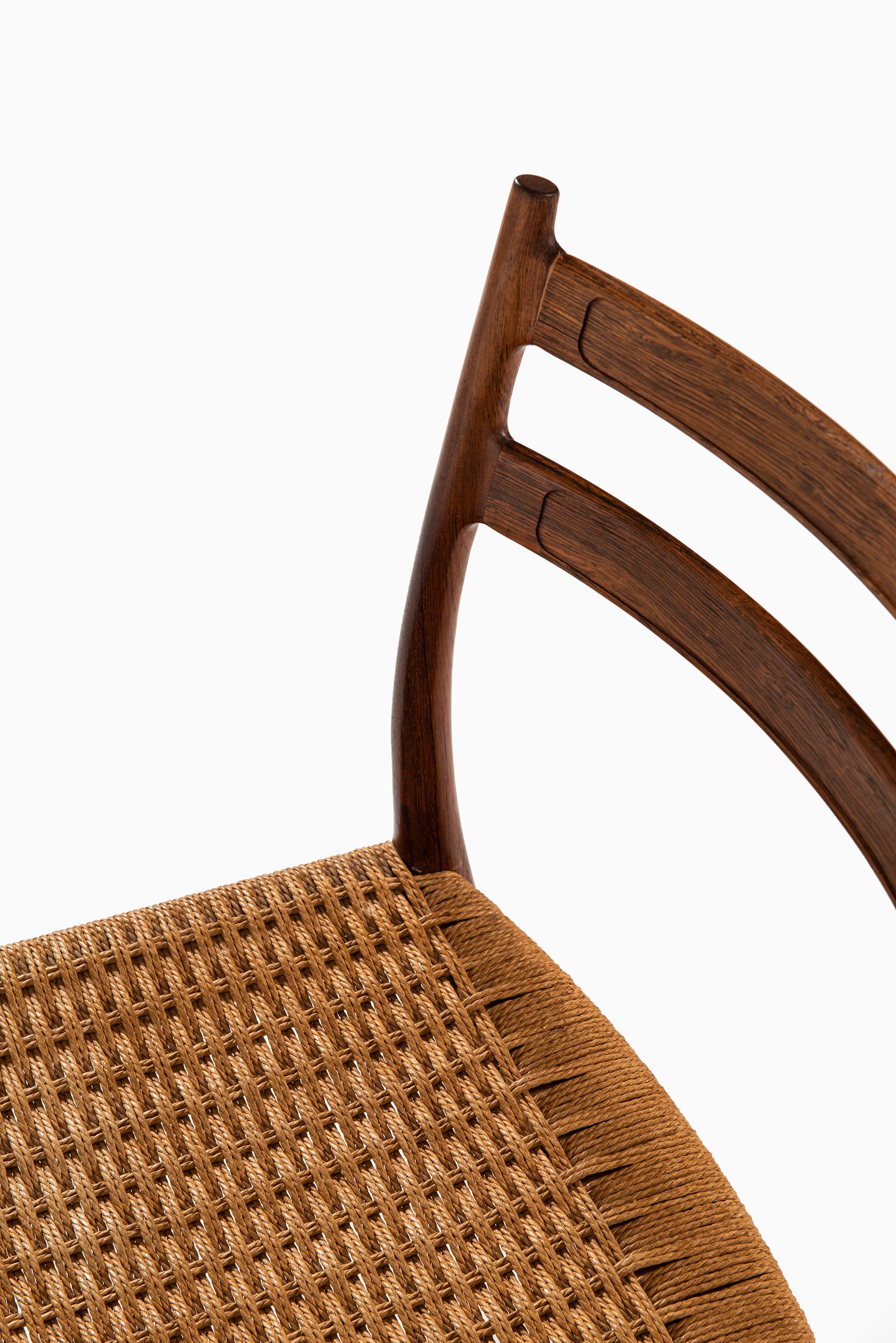 Arne Wahl Iversen Dining Chairs Model GS-70 Produced by Glyngøre Stolefabrik 4