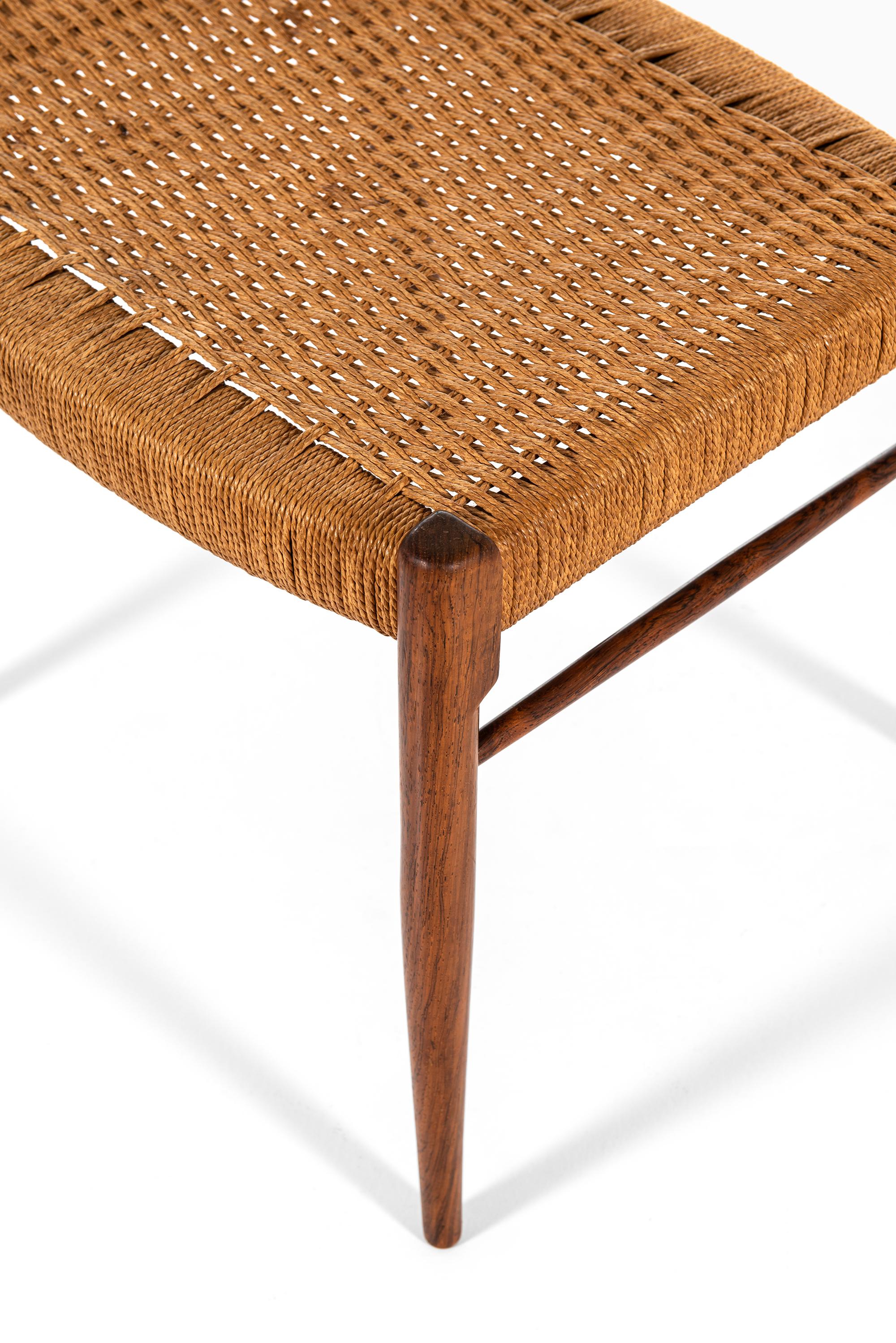 Scandinavian Modern Arne Wahl Iversen Dining Chairs Model GS-70 Produced by Glyngøre Stolefabrik