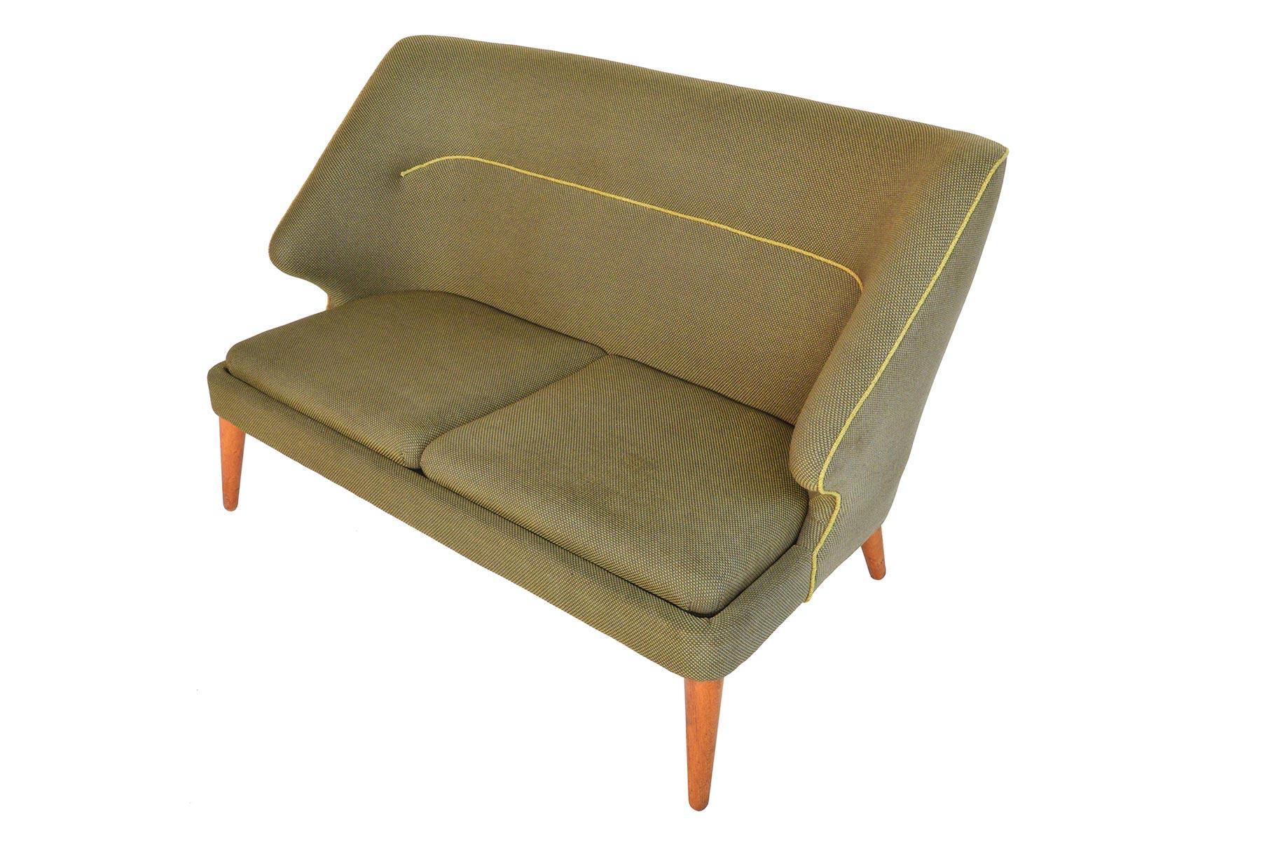 Arne Wahl Iversen Flamingo Model 15 Loveseat In Good Condition In Berkeley, CA