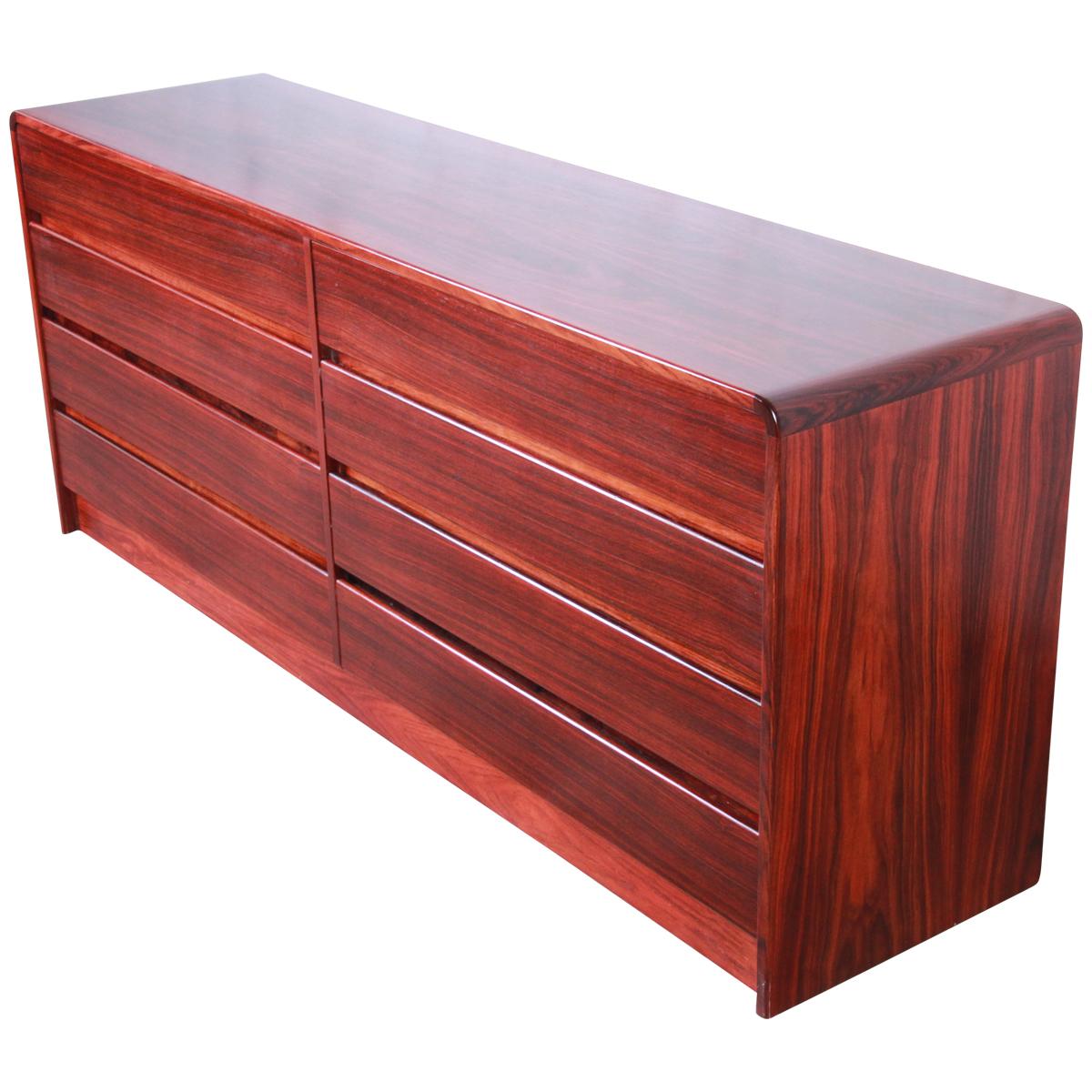 Arne Wahl Iversen for Vinde Møbelfabrik Danish Modern Rosewood Dresser Credenza