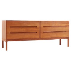 Arne Wahl Iversen for Vinde Møbelfabrik Mid Century Danish Teak Lowboy Dresser