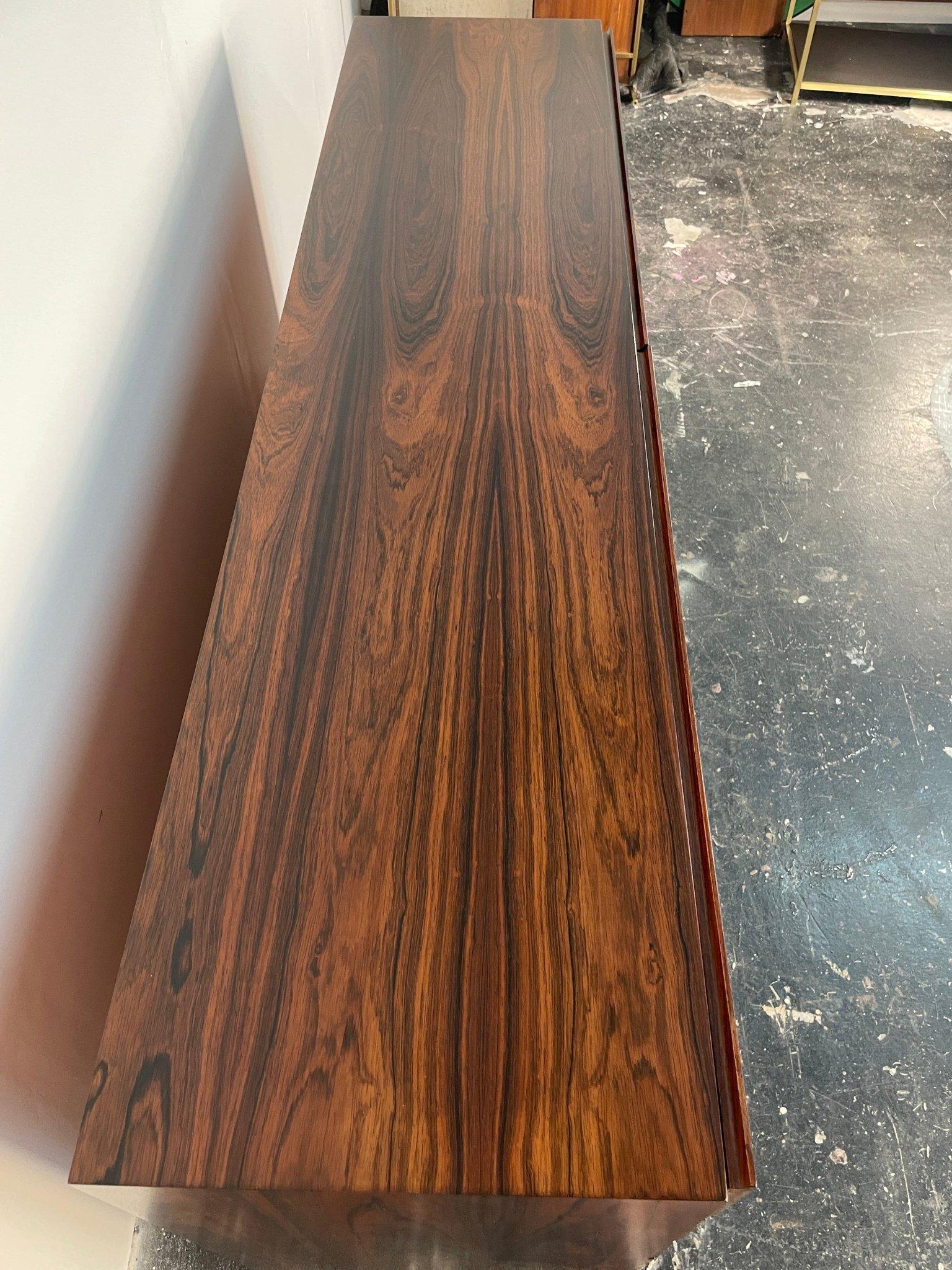 Scandinavian Modern Arne Wahl Iversen for Vinde Mobelfabrik Mid Century Rosewood Dresser