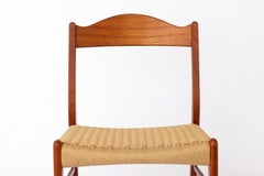 Arne Wahl Iversen GS61 Chair  1960s Danish Modern  Glyngøre Stolefabrik