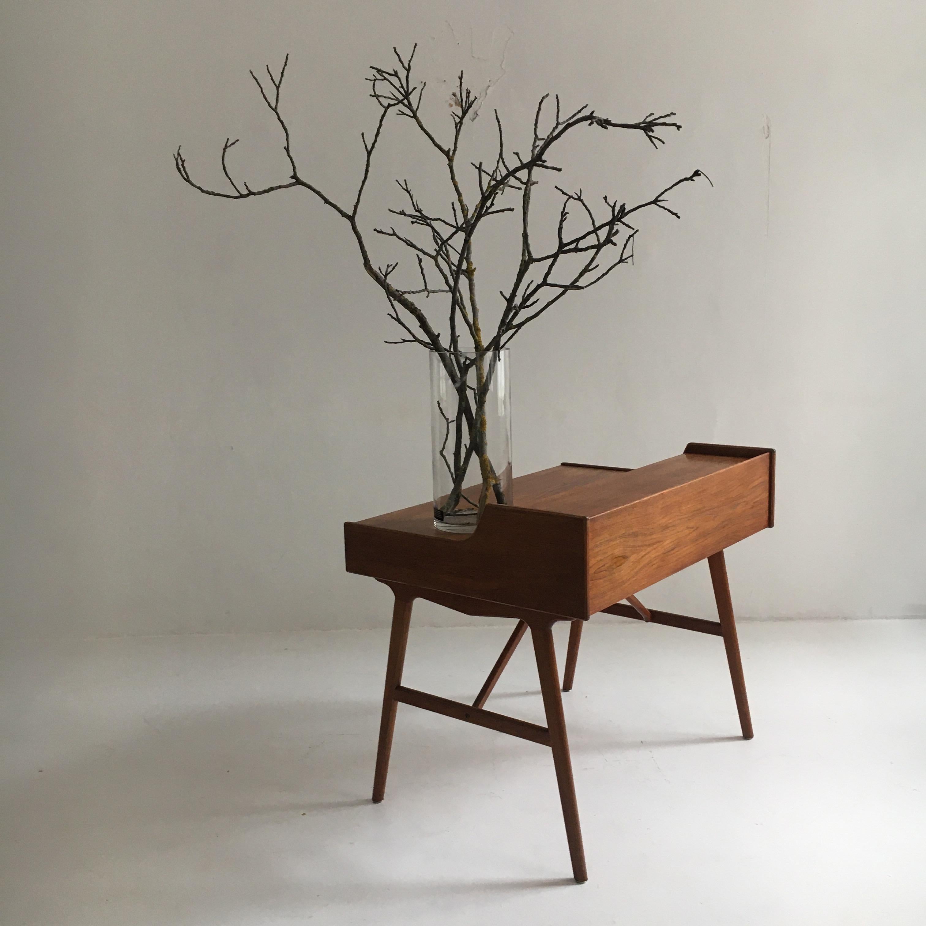 Arne Wahl Iversen Model 64 Teak Desk, Denmark, 1960 For Sale 1