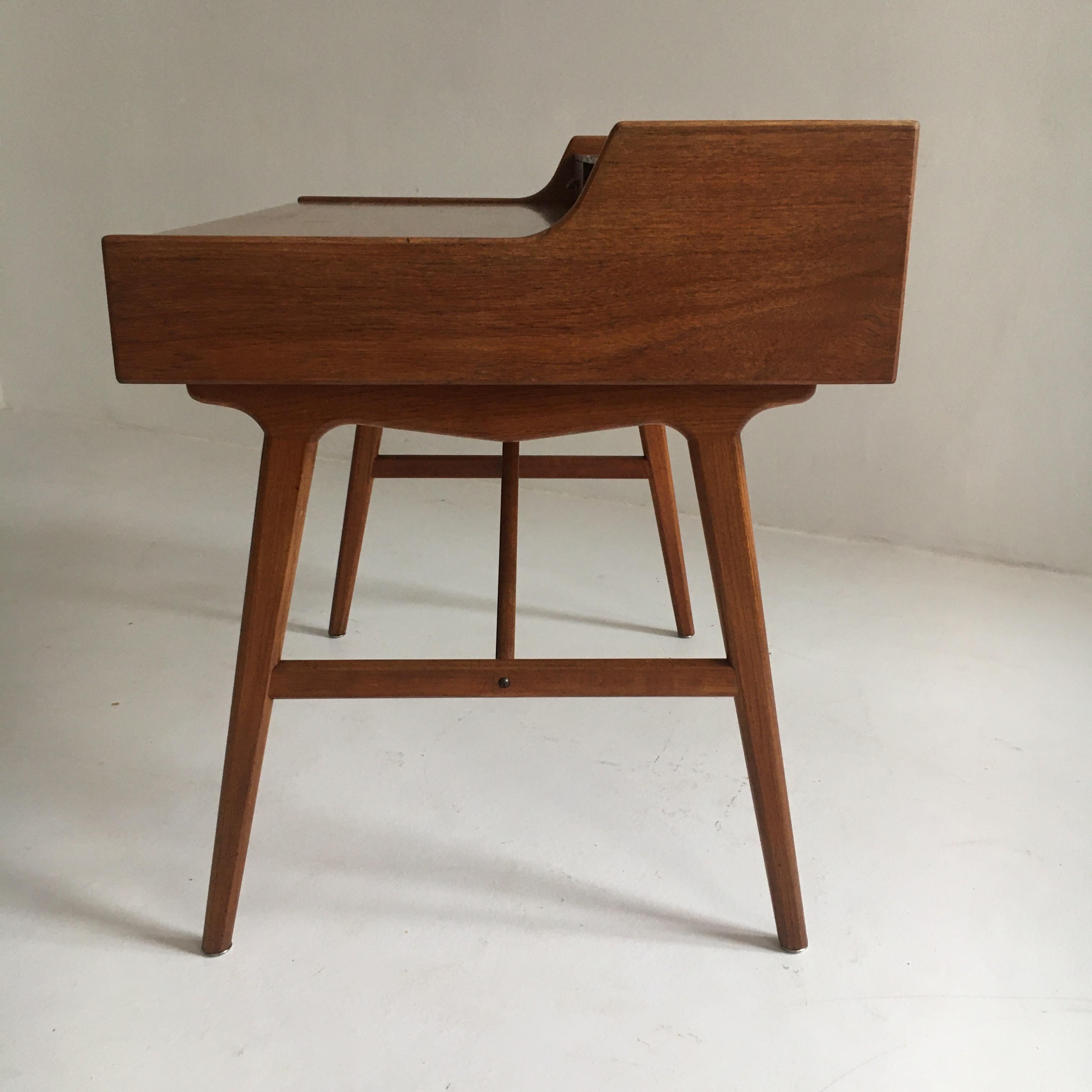 Arne Wahl Iversen Model 64 Teak Desk, Denmark, 1960 For Sale 7