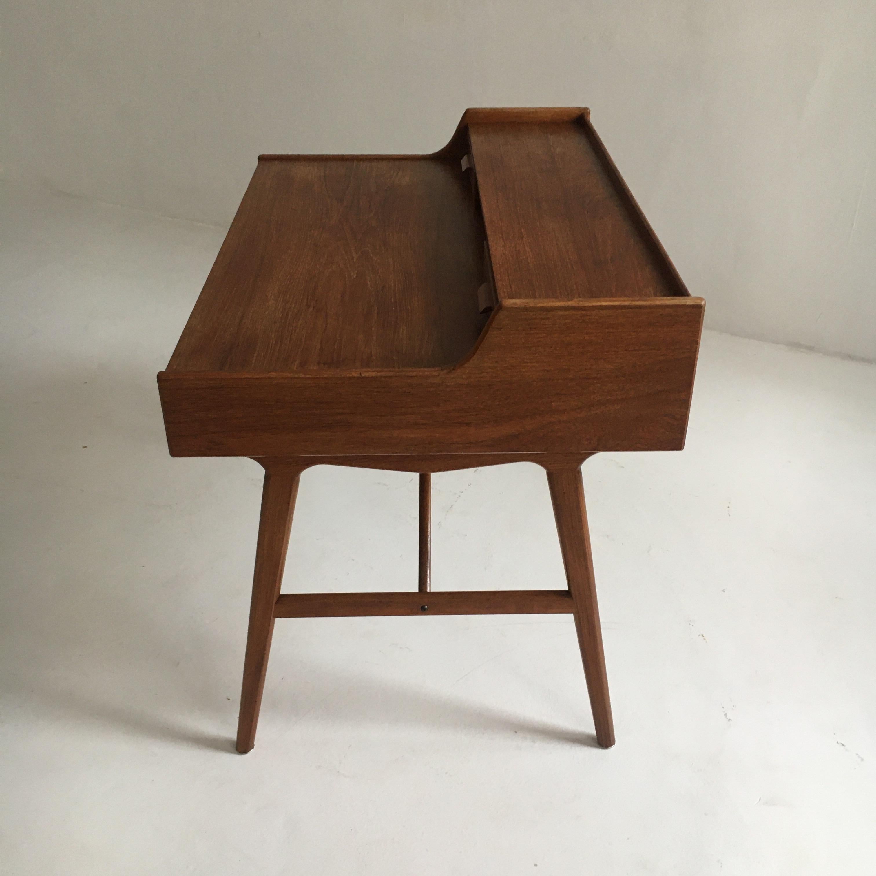 Arne Wahl Iversen Model 64 Teak Desk, Denmark, 1960 For Sale 8