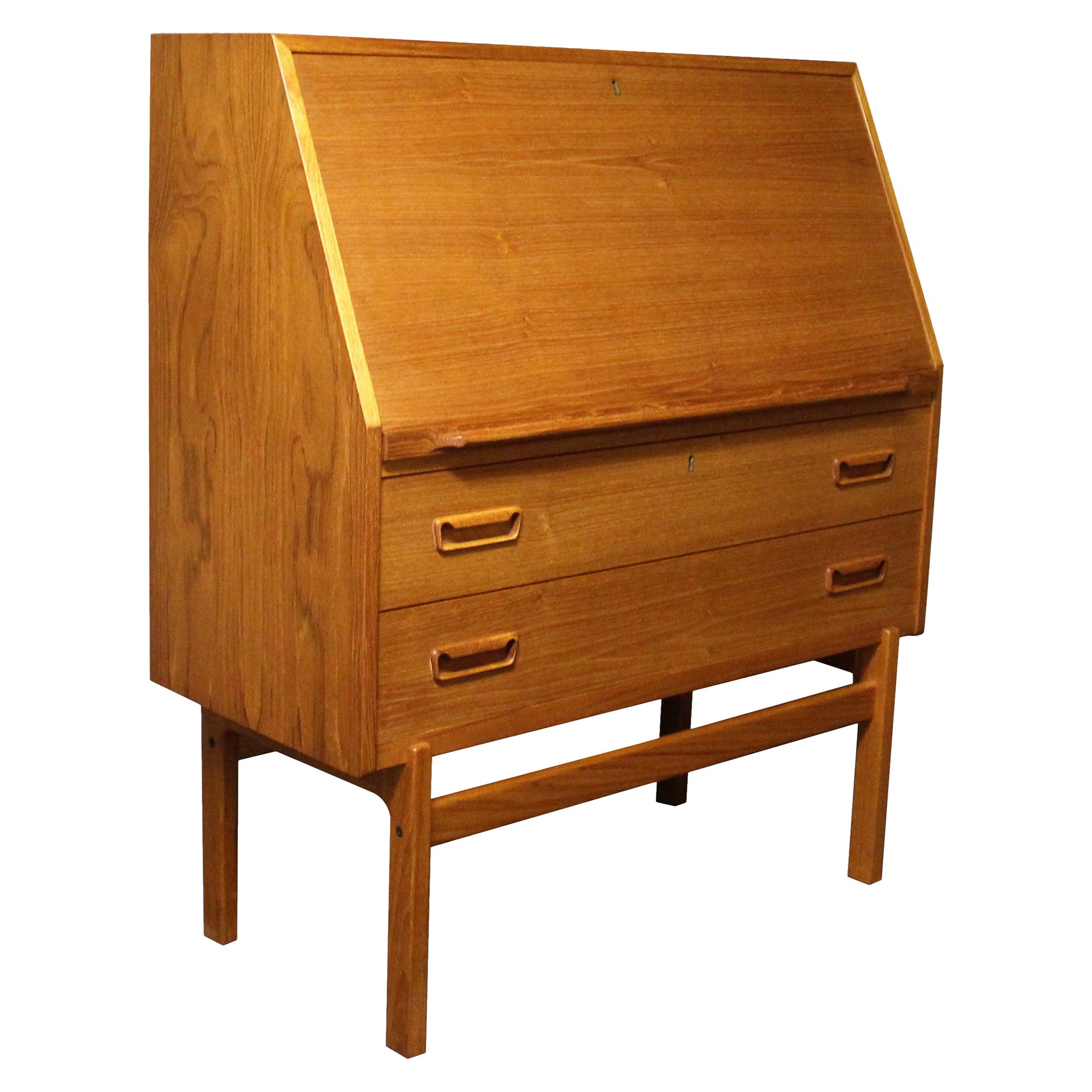 Arne Wahl Iversen Model 68 Teak Cabinet Desk