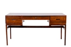 Arne Wahl Iversen Pour Danish Control, Desk in Rosewood, 1970s