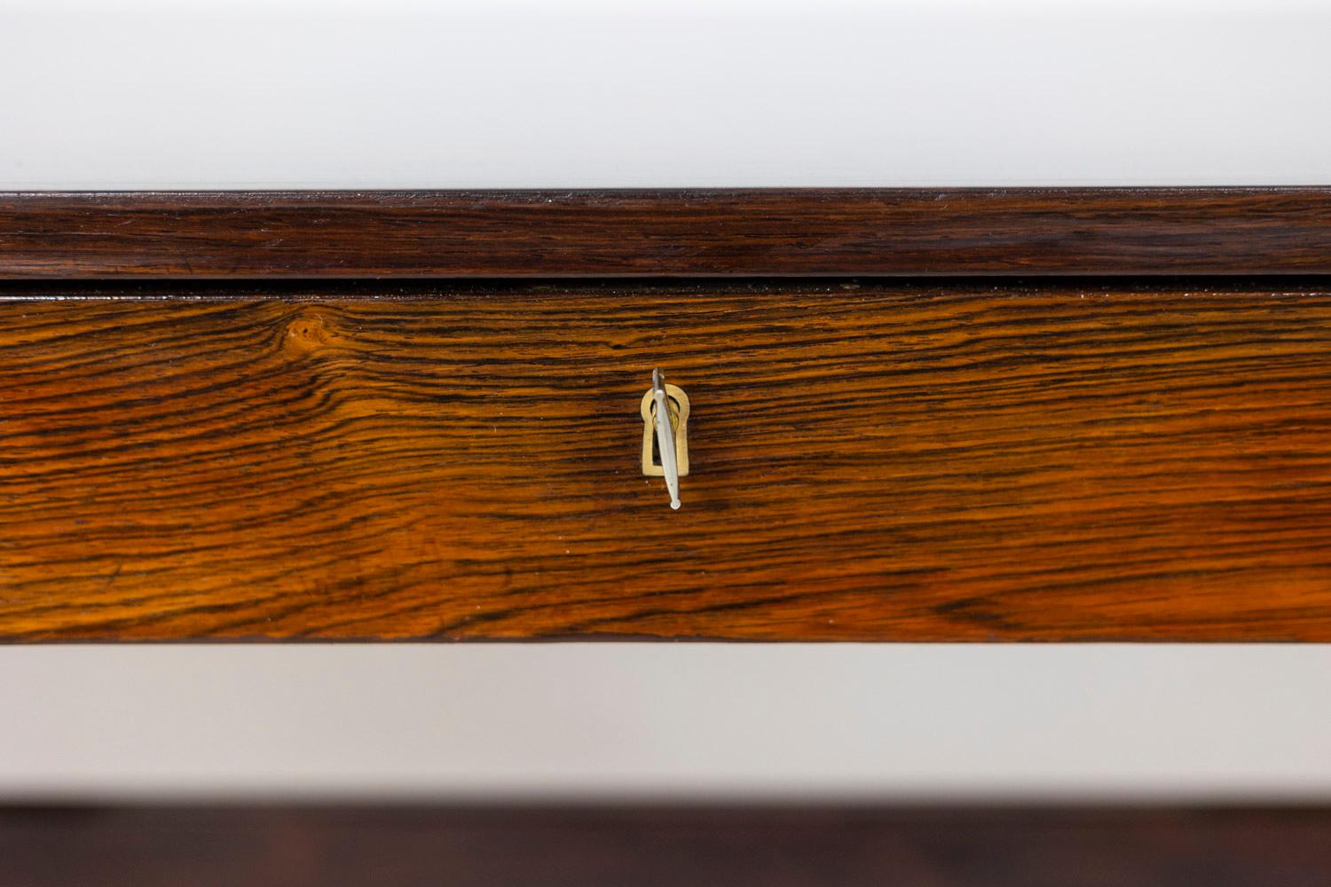 Late 20th Century Arne Wahl Iversen Pour Danish Control, Desk in Rosewood, 1970s