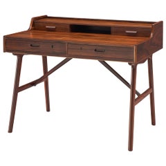 Arne Wahl Iversen Refinished Desk in Rosewood for Vinde Møbelfabrik