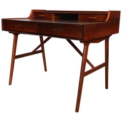 Arne Wahl Iversen Rosewood Desk, Vinde, Denmark