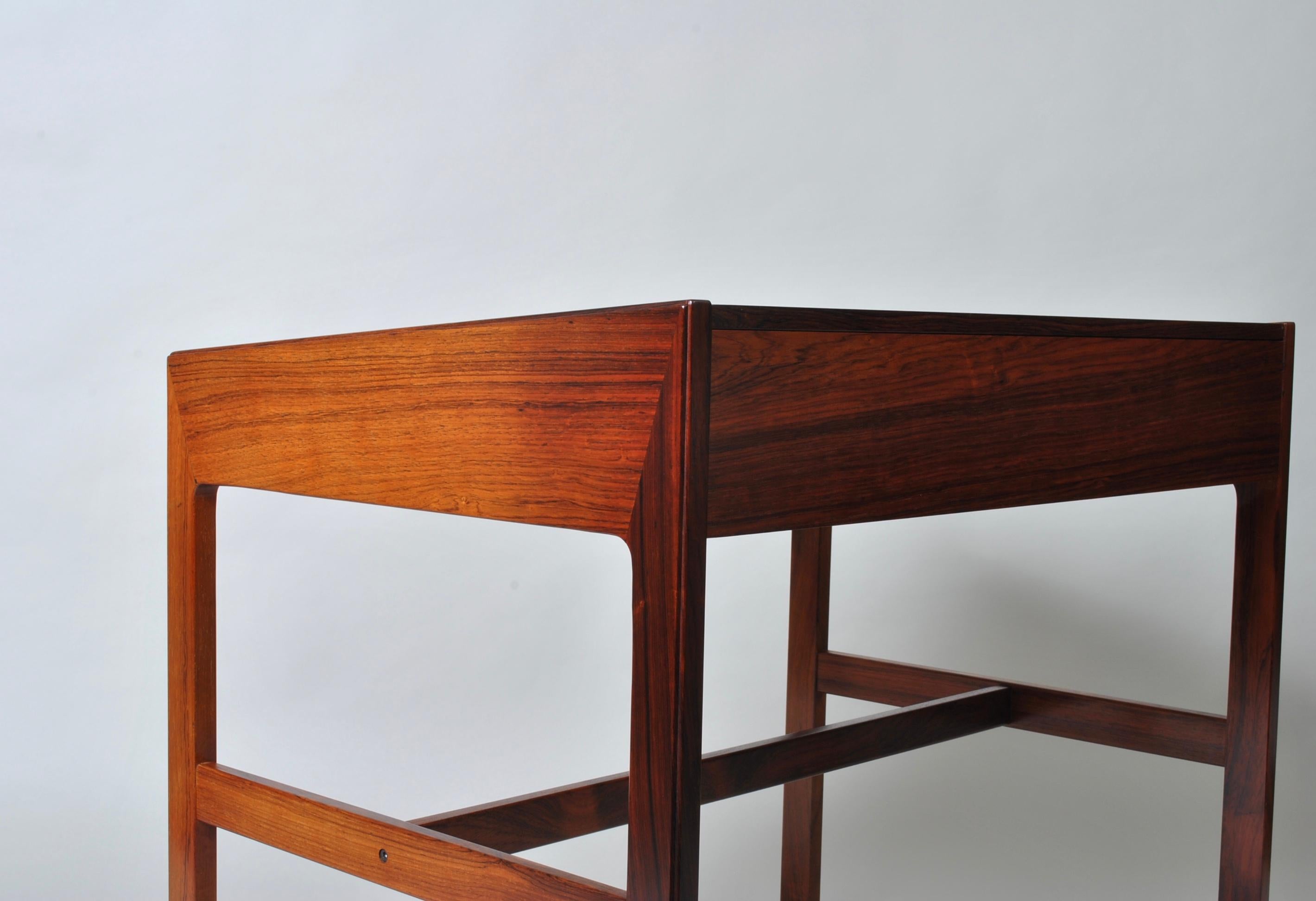 Danish Rosewood Desk By Arne Wahl Iversen 7