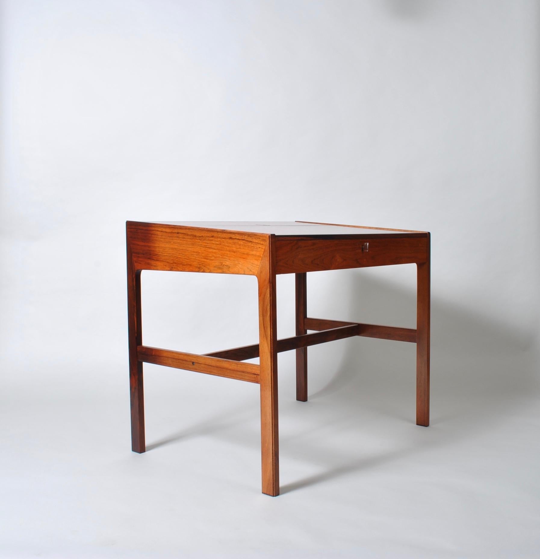 Danish Rosewood Desk By Arne Wahl Iversen 8