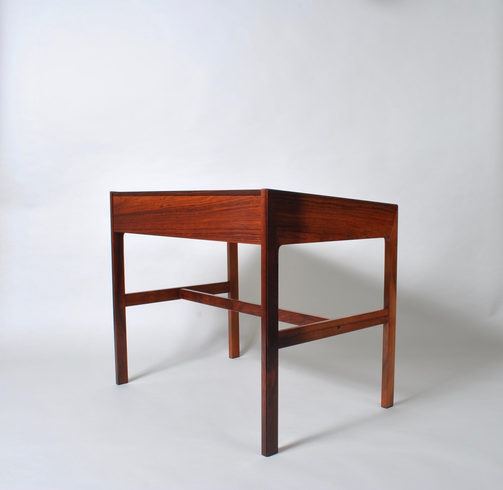 Danish Rosewood Desk By Arne Wahl Iversen 9