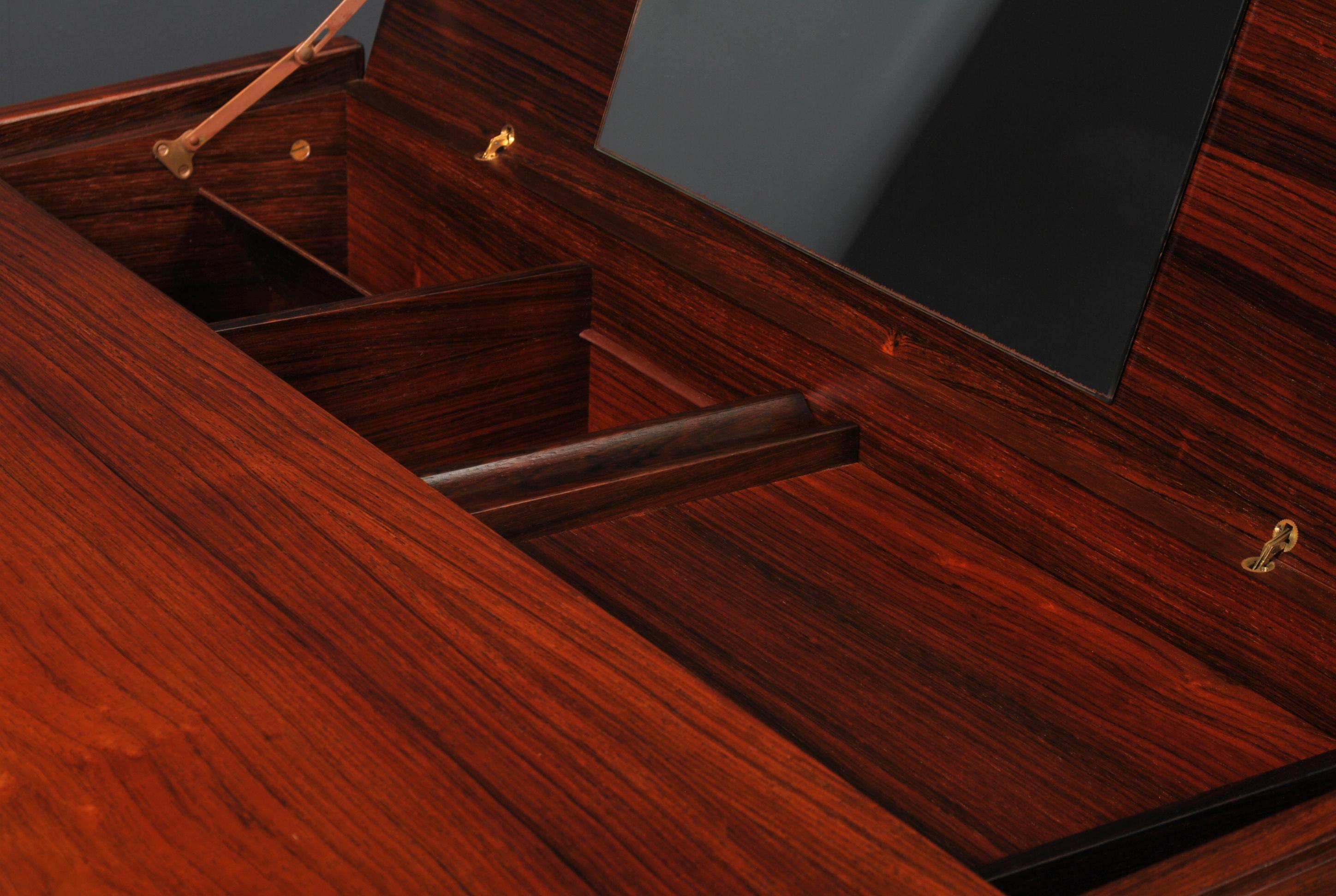 Mid-Century Modern Arne Wahl Iversen Rosewood Desk