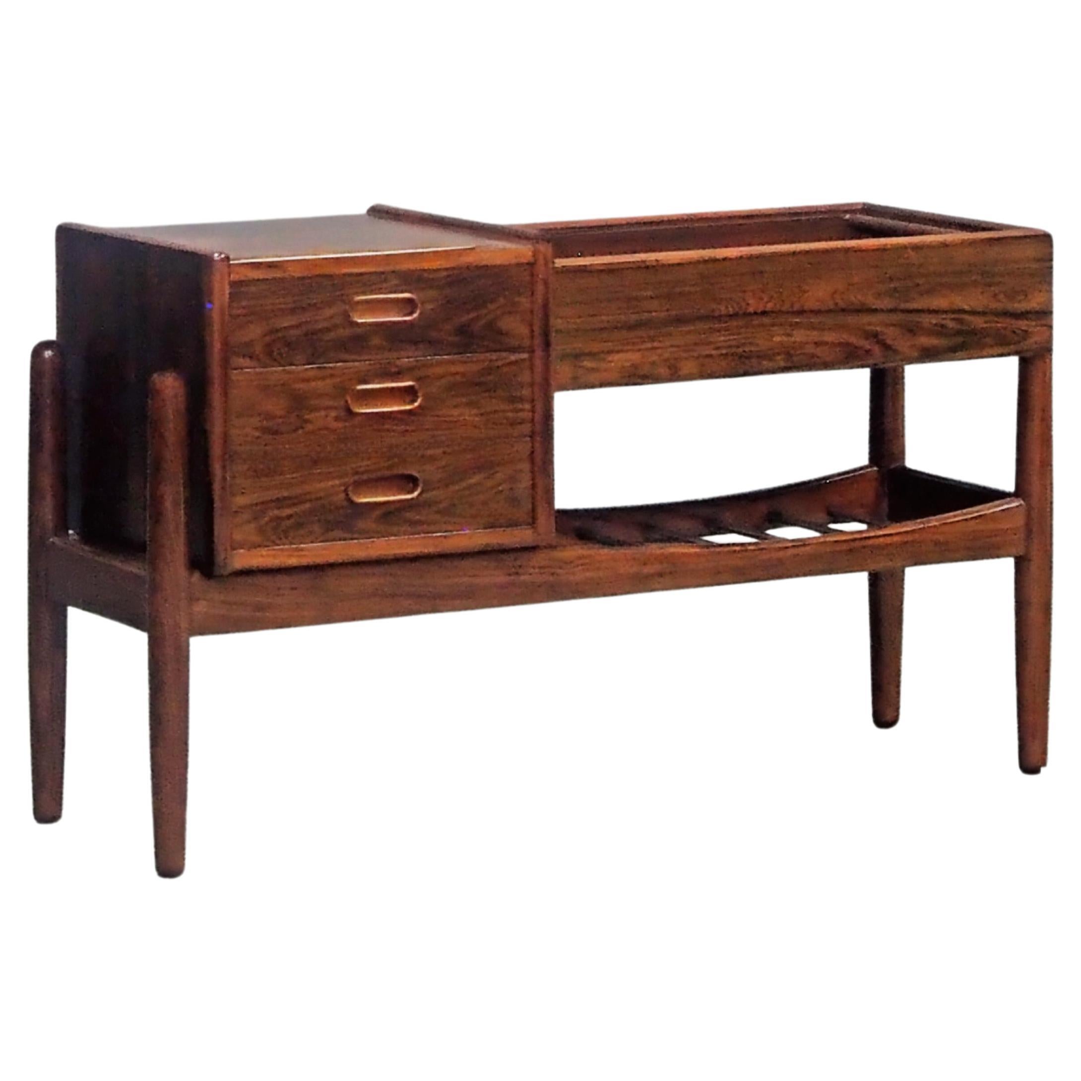 Arne Wahl Iversen Rosewood Planter console table 