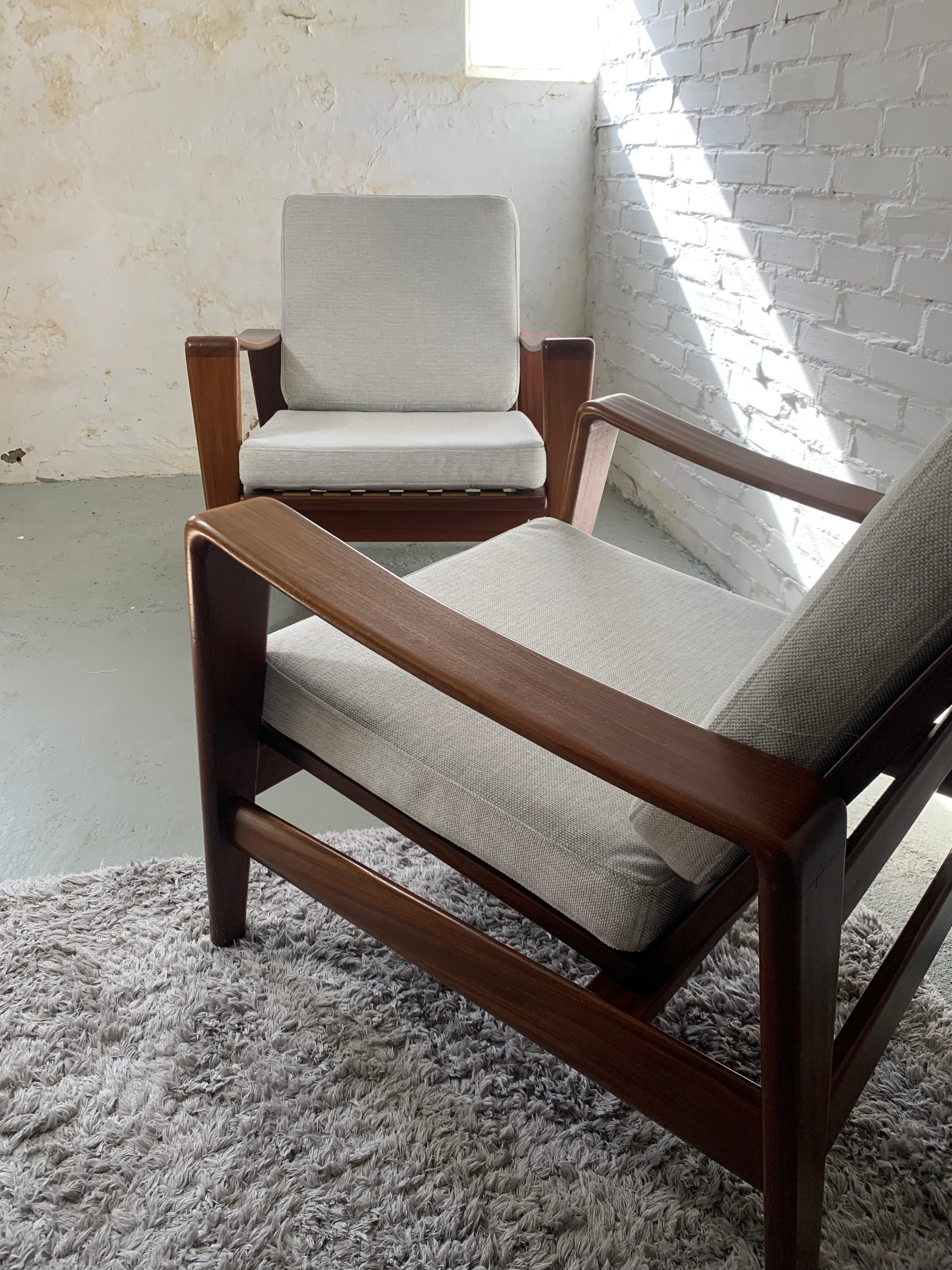Arne Wahl Iversen Set of 2 Armchairs for Komfort, 1960's 2
