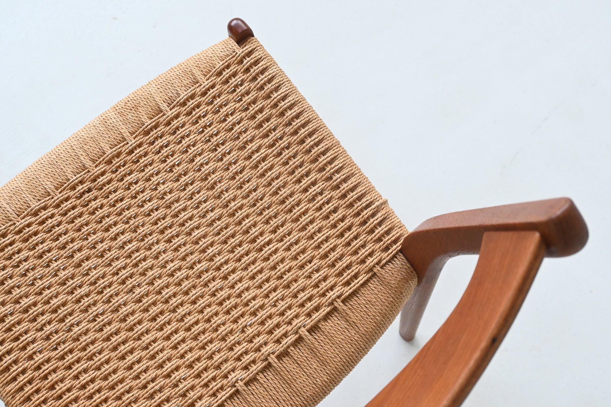 Arne Wahl Iversen Satz von sechs Esszimmerstühlen aus Teakholz Glyngore Dänemark 1960 im Angebot 11