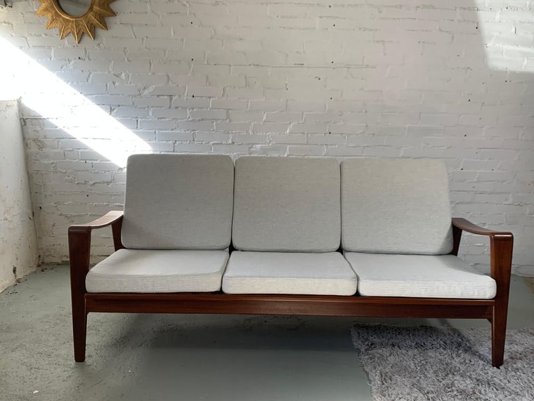 Arne Wahl Iversen Set of Sofa and 2 Armchairs for Komfort, 1960's at 1stDibs
