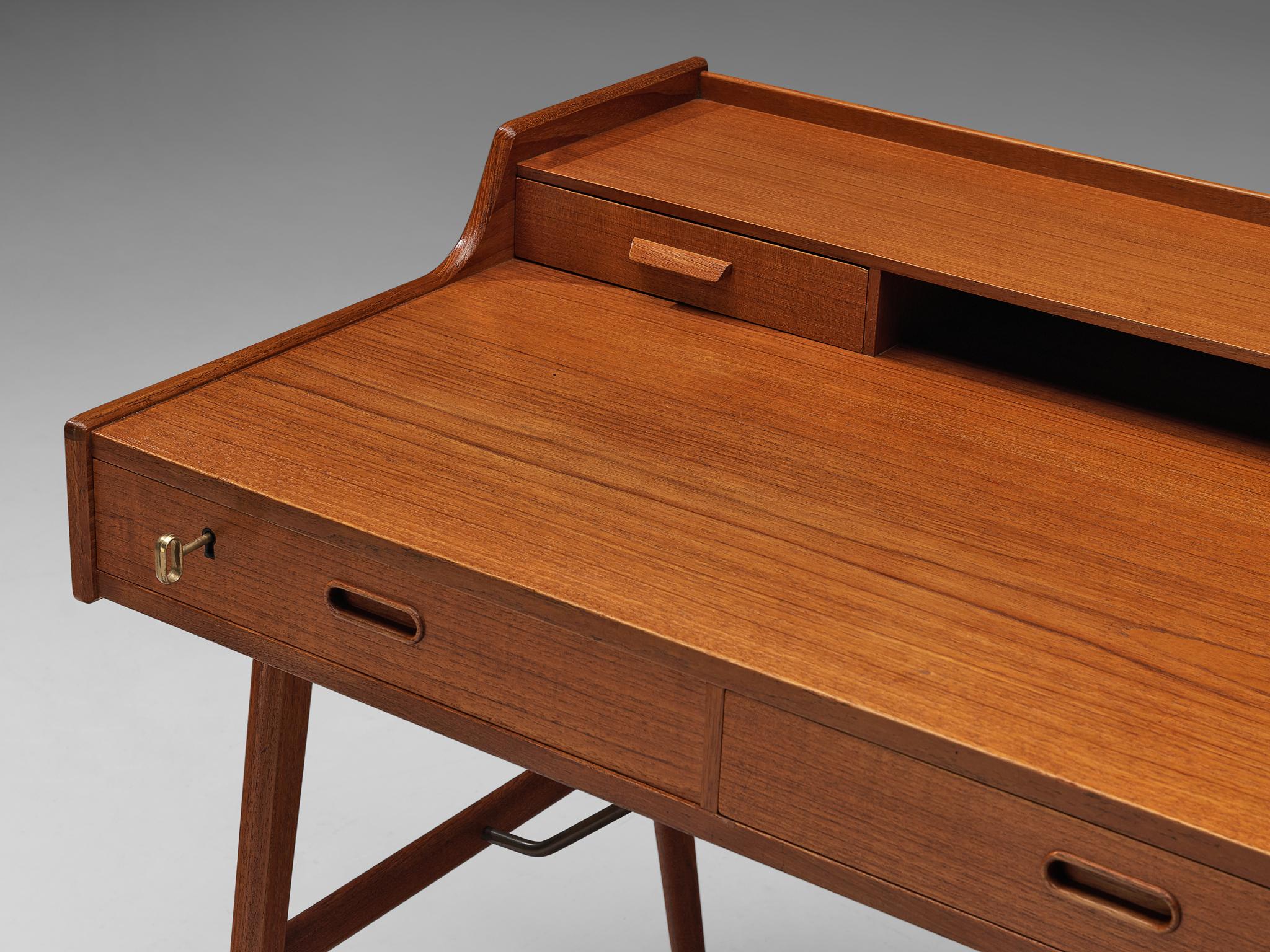 Arne Wahl Iversen Small Desk in Teak 1
