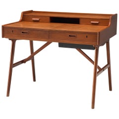 Arne Wahl Iversen Small Desk in Teak