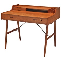 Arne Wahl Iversen Small Desk in Teak