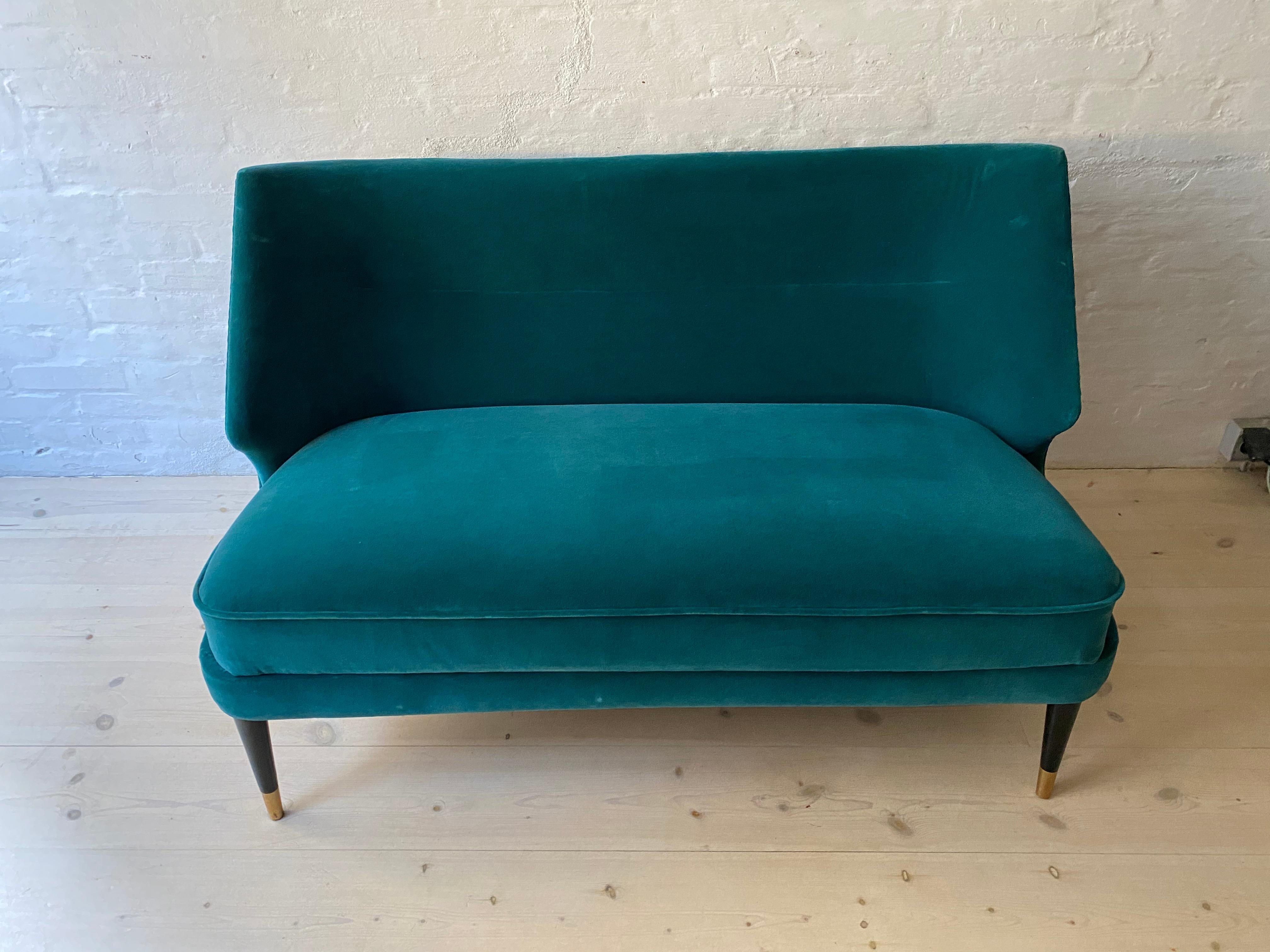 Upholstery Arne Wahl Iversen Sofa, circa 1950-1960